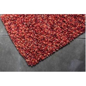 TrueModern Lil Wooly Rug- Reds