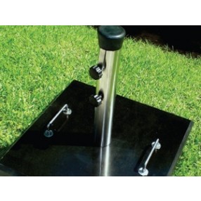 Royal Teak Umbrella Foot - Black Granite