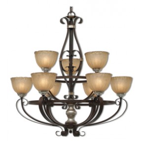 Uttermost Laclede 9 Light Chandelier