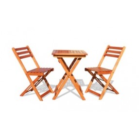 Vifah Modern Patio Folding Bistro Set