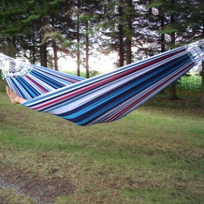 Vivere Brazilian Style Hammock in Denim Fabric - Double