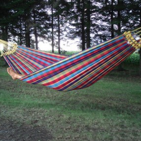 Vivere Brazilian Style Hammock - Double in Paradise Fabric