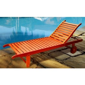 Vifah Modern Patio Single Chaise Lounge