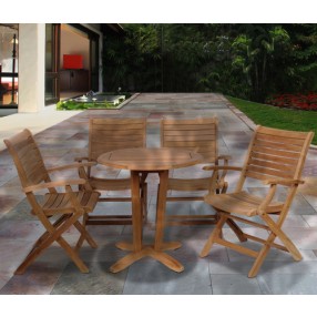 International Home Miami Amazonia Aruba 5 pc Teak Dining Set