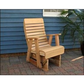 Creekvine Designs 2-Ft Cedar Twin Ponds Rocking Glider