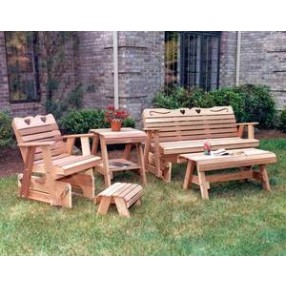 Creekvine Designs Cedar Country Hearts Glider Collection