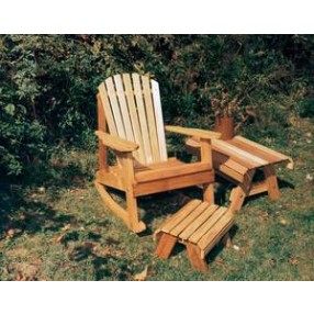 Creekvine Designs Cedar American Forest Adirondack Rocker Collection