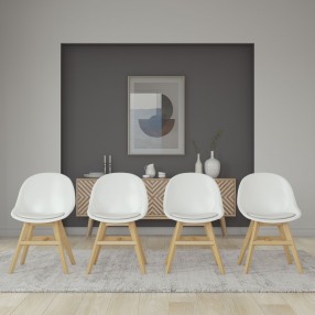 International Home Miami Amazonia 4-Piece Chairs Set  - Lifestyle