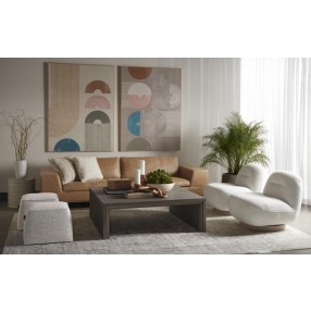 Sunpan New Beginnings (set of 2) - 48" x 64" - Natural Floater Frame
