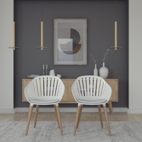International Home Miami Amazonia 4-Piece Chairs Set - Lifestyle