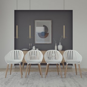 International Home Miami Amazonia 4-Piece Chairs Set - Lifestyle
