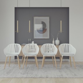 International Home Miami Amazonia 4-Piece Chairs Set - Lifestyle