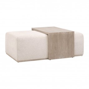 Essentials  for Living Dovetail Upholstered Coffee Table - Front Angle