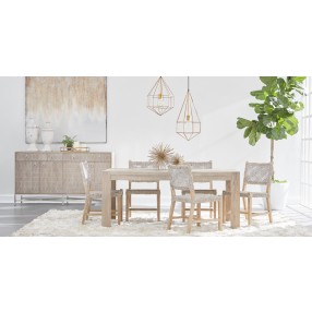 Essentials For Living Adler Extension Dining Table, Natural Grey - Lifestyle