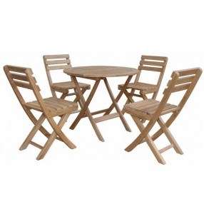 Anderson Teak Chester Alabama 5-Pieces Bistro Set