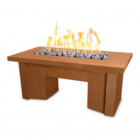 The Outdoor Plus  Alameda Corten Steel Fire Table