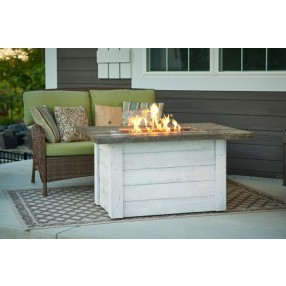 Outdoor Greatroom Company Alcott Fire Table W/1224 Burner - Lifestyle
