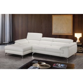 J&M Furniture Alice Premium Leather Sectional Left View