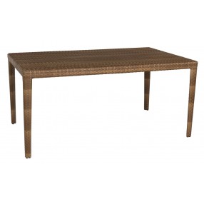 Woodard Et Cetera Miami 39" x 63" Rectangular Dining Table in Mocha