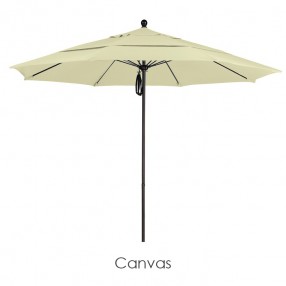 California Umbrella 11' Fiberglass Market Umbrella PO DVent Bronze - Pacifica