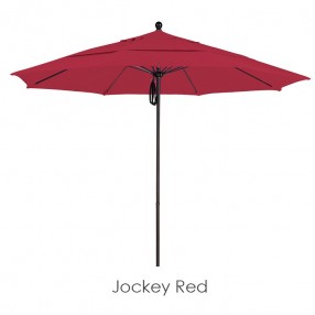 California Umbrella 11' Fiberglass Market Umbrella PO DVent Bronze - Sunbrella
