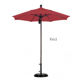 California Umbrella 7.5' Fiberglass Market Umbrella PO DVent Bronze - Pacifica