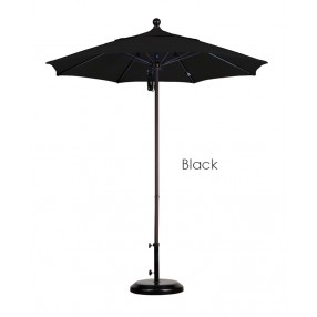California Umbrella 7.5' Fiberglass Market Umbrella PO DVent Bronze - Sunbrella