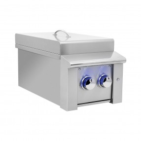 Summerset Grills Alturi Double Side Burner - Angled and Closed