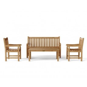 Anderson Teak Classic 3-Seater 4-Pieces Conversation Set