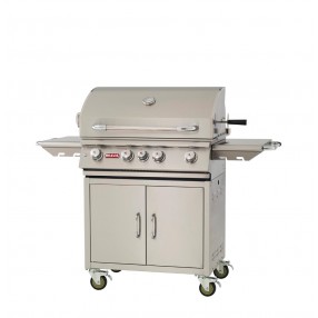 Bull BBQ Angus Complete Cart - Angled and Closed