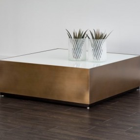 Sunpan Hudson Coffee Table - Lifestyle