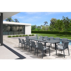 Bellini Home And Garden Annabel 13 Pc Dining Set - Lifestyle 