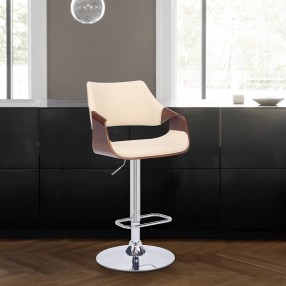 Armen Living Aspen Adjustable Swivel Bar Stool