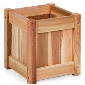 All Things Cedar 12" Planter Box - Angle
