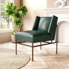 Zuo Modern Atlanta Accent Chair Green- Lifestyle