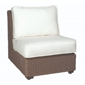 Woodard Augusta Armless Wicker Sectional Chair