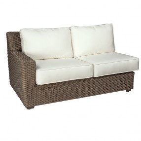 Woodard Augusta Right Arm Wicker Loveseat