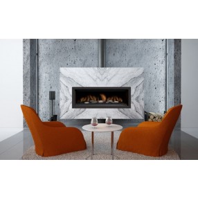 Sierra Flame Austin 65" Natural Gas Direct Vent Linear - Lifestyle