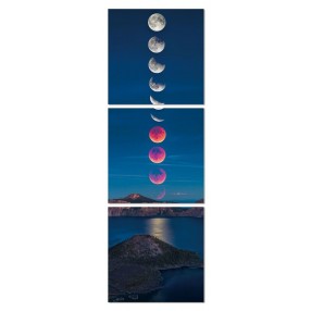 Eclipse 28 X 28 Each Piece Acrylic Color Painting
