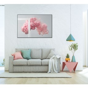  Whiteline Modern Living Candy 48"x32" Canvas Wall Art With Black PS Frame - Lifestyle