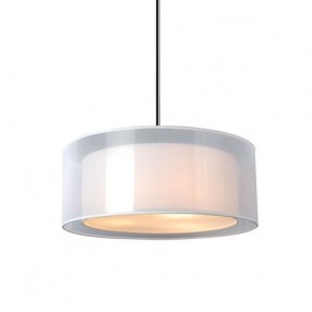 Bromi Phoenix 15 Inch White Pendant