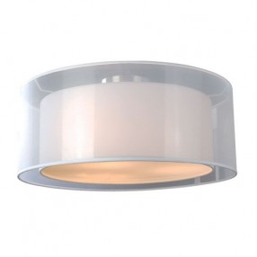 Bromi Phoenix 2 Lights White Flush Mount