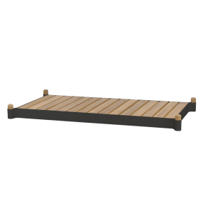 Cane-Line Sticks Planter Bench Grey