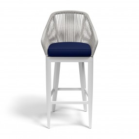 Miami Barstool in Echo Midnight w/ Self Welt - Front Angle