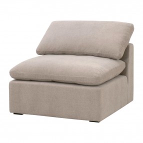 Essentials for Living Sky Modular Armless Chair - Front Side Angle