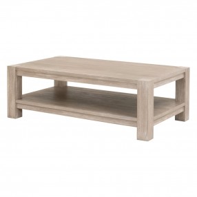 Essentials for Living Dovetail Upholstered Coffee Table - Front Side Angle