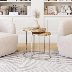 Bari Nesting Table Set Natural-Lifestyle 1