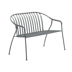 Woodard Valencia Barrel Love Seat - Stackable