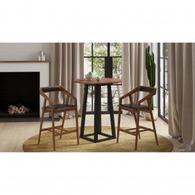 Moe's Home Collection Tri-mesa Bar Table, Brown - Lifestyle