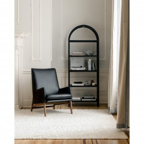 Moe's Home Collection Eero Bookcase in Black - Lifestyle